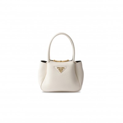 PRADA LEATHER MINI HANDBAG 1BA362 (19.5*18*9cm) 